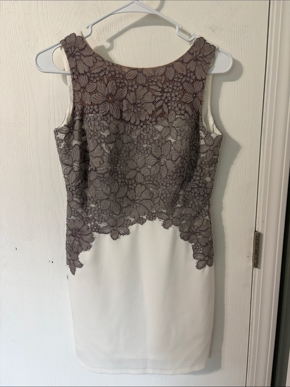 Lauren Ralph Lauren Zinna Ivory Formal Sheath Cocktail Dress Women’s New Size 0 - Picture 3 of 9